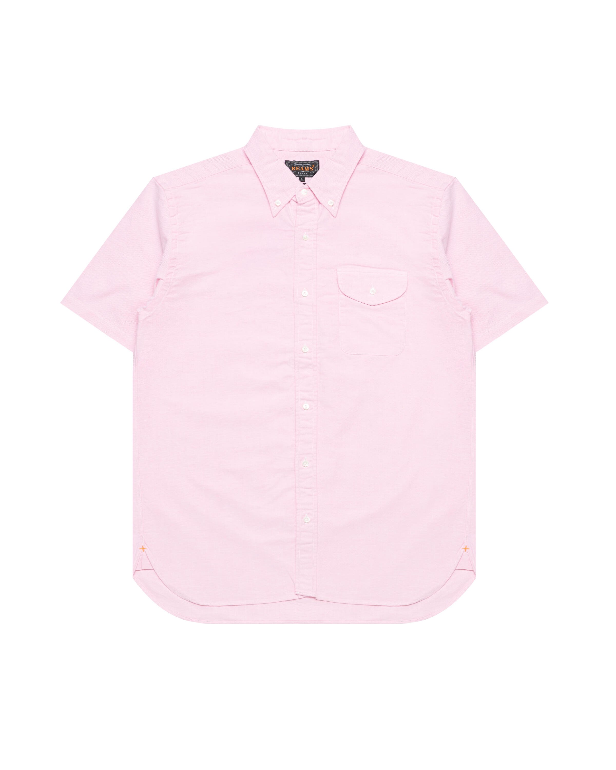 Beams+ B.D. Short Sleeve Oxford | 38010032139-30